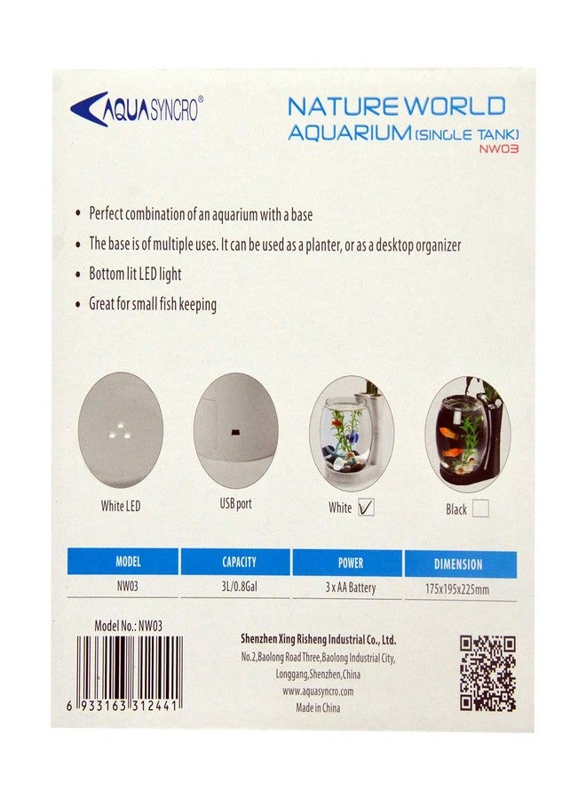 ريسن حوض أسماك ريسون NW03 ميني/نانو ناتشر وورلد سعة 3 لتر - Image 3